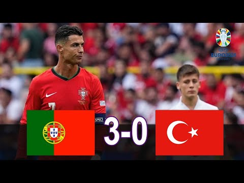 PORTUGAL vs TURQUIA (3-0) GOLES y DATOS del PARTIDO - EUROCOPA 2024