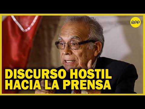 Ricardo Uceda: “hay discurso hostil de Aníbal Torres hacia la prensa”