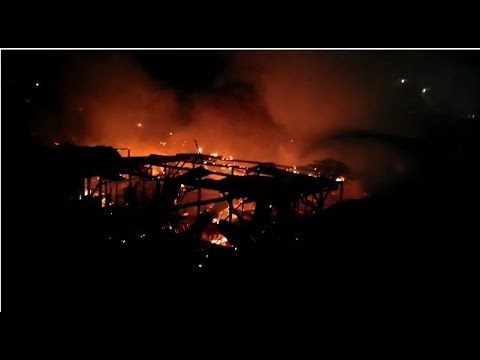 Incendio consume 30 habitaciones en Mazatenango