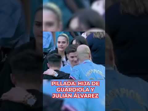 Pillada HIJA DE GUARDIOLA con JULIÁN ÁLVAREZ: VIRAL en INGLATERRA y ARGENTINA | AS