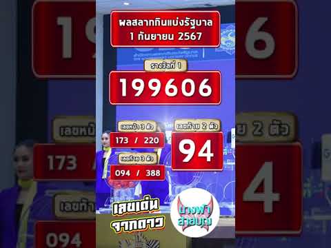 นางฟ้า สายบุญ 1กันยายน67ตรวจหวยประกาศรางวัลนางฟ้าสายบุญเลขเด่นจากดาวหวยใบต