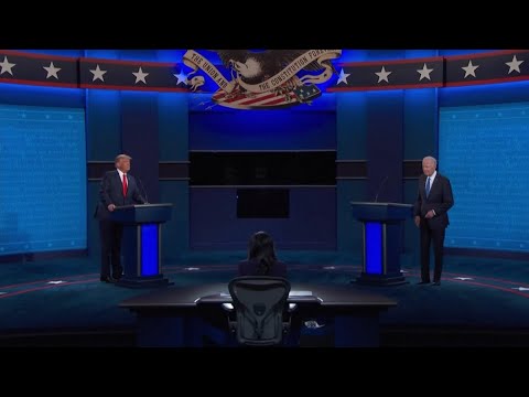 Los mejores momentos del último debate Trump-Biden