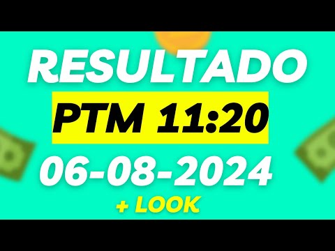 Resultado  jogo do bicho ao vivo ptm 06_08_2024