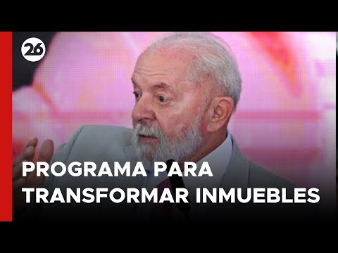 Lula presenta un programa destinado a transformar inmuebles abandonados del estado