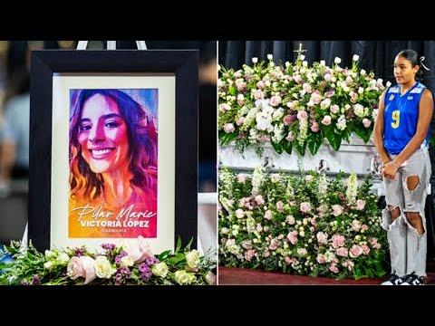 Arropada entre rosas y el amor de su país: multitudinario adiós a voleibolista Pilar Marie Victoriá