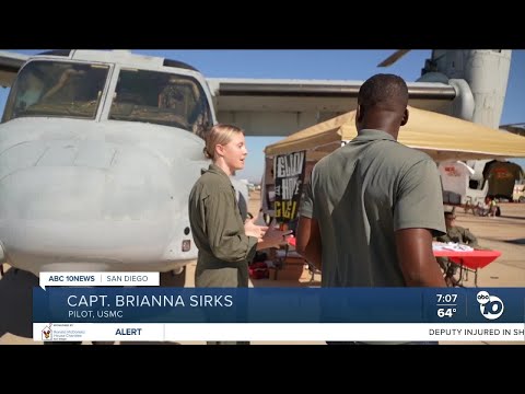 Meeting 'Ugly Angels' pilot at air show