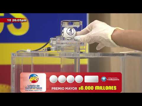 Resultados del Sorteo del Premio Mayor de $6.000 Millones de la Lotería de Cundinamarca