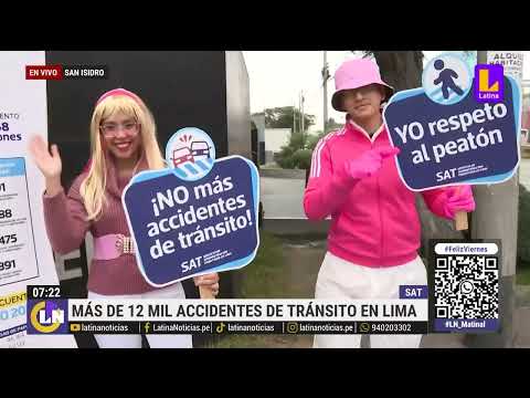 'Barbie y Ken' en la avenida Javier Prado: Hay 1.143 fallecidos por accidentes de tránsito