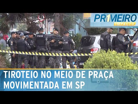 Tiroteio deixa 3 feridos na praça Panamericana, zona oeste de SP | Primeiro Impacto (09/08/24)