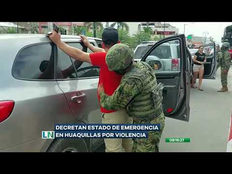 COE cantonal de Huaquillas declaró estado de emergencia