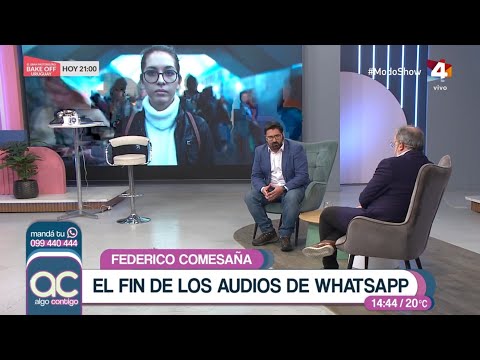 Algo Contigo - Hablamos sobre el fin de los audios de whatsapp con Federico Comesaña