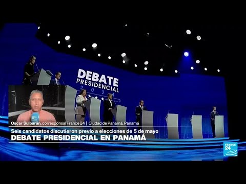 Informe desde Ciudad de Panamá: último debate presidencial se hizo con seis de ocho candidatos