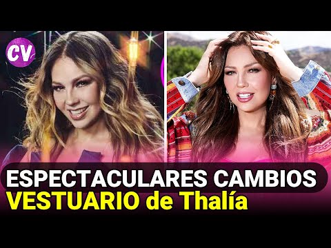 Los ESPECTACULARES CAMBIOS de VESTUARIO de Thalía en los Latin AMAs 2024