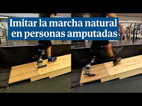 Una nueva pierna biónica permite imitar la marcha natural en personas amputadas