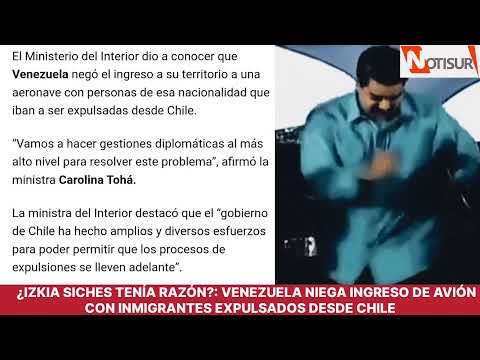 ¿Izkia Siches tenía razón?: Venezuela niega ingreso de avión con inmigrantes expulsados desde Chile