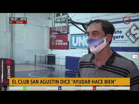 Ayudar Hace Bien, El club San Agustín se suma a la jornada solidaria