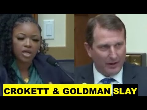 JASMINE CROCKETT DAN GOLDMAN DESTROY JIM JORDAN dub Alvin Bragg hearing