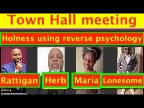 Town Hall Meeting. PM Holness using reverse psychology , lies & propaganda on PNP