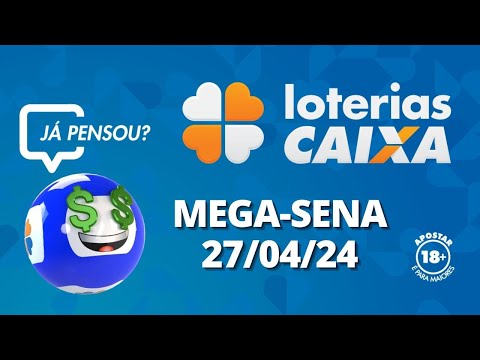 Resultado da Mega-Sena - Concurso nº 2718 - 27/04/2024