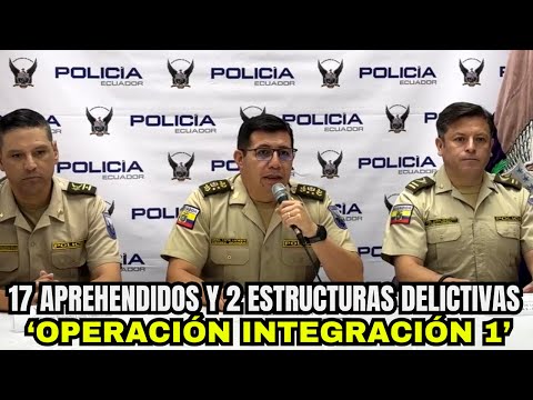 Policía Nacional detiene a 17 delincuentes en ‘Operación Integridad 1’ en Quito