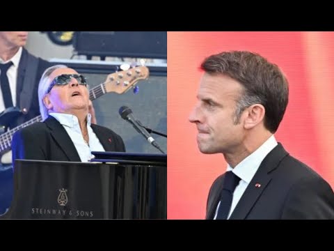 Gilbert Montagné a mis de l'ambiance, Emmanuel et Brigitte Macron conquis à l’Élysée