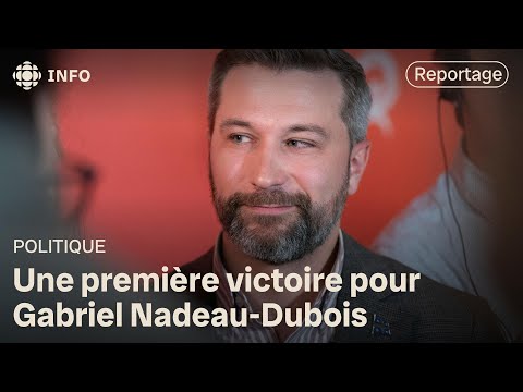 Première manche remportée par Gabriel Nadeau-Dubois