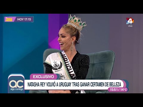 Algo Contigo - Natasha Rey tras ganar un certamen internacional de belleza en Panamá