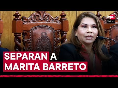 Oficializan destitución de Marita Barreto del Equipo Especial contra la corrupción del poder