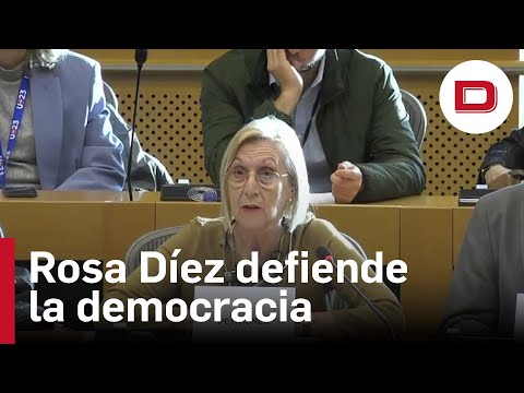 El impresionante alegato de Rosa Díez en la eurocámara en defensa de la democracia en España