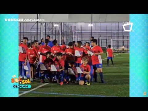 Niño nicaragùense vive su segunda experiencia en la Barça Academy