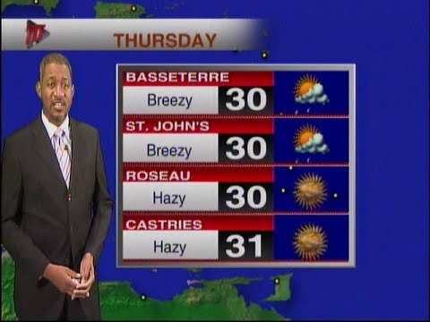 Caribbean Travel Weather -  Thursday February 6th 2020