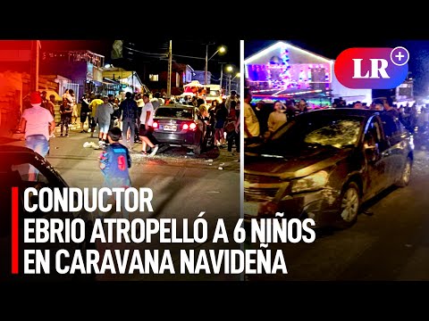 Conductor EBRIO ATROPELLÓ a 6 NIÑOS mientras SEGUÍAN una CARAVANA NAVIDEÑA en Chile | #LR