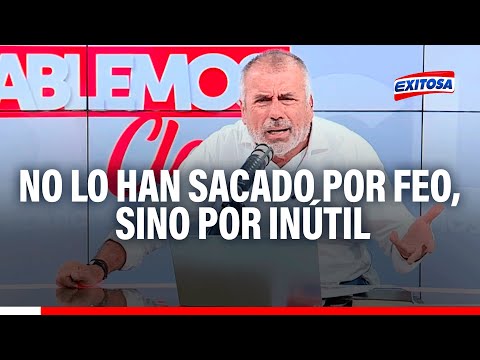 ¡Lo han sacado por inútil!: Lúcar tras renuncia del exministro del Interior Víctor Torres