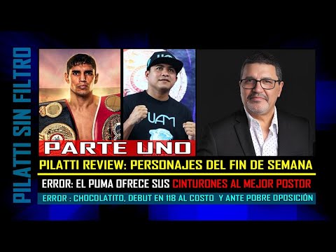 Review, Parte 1: Puma Martínez al mejor postor y la aventura sin riesgos de Chocolatito