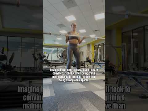 Imagine how much it took to convince women…that smaller was better than stronger.