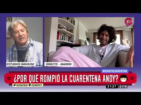 ¿Por qué rompió la cuarentena Andy