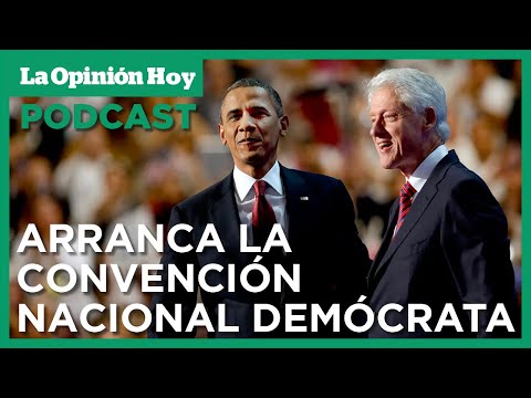 Barack Obama y Bill Clinton serán oradores en la Convención Nacional Demócrata