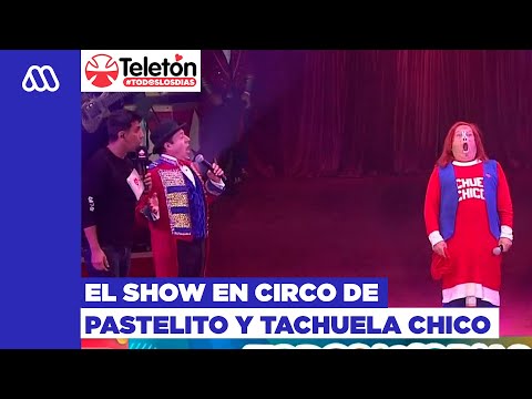 El show de Pastelito y Tachuela Chico en la Teletón 2023