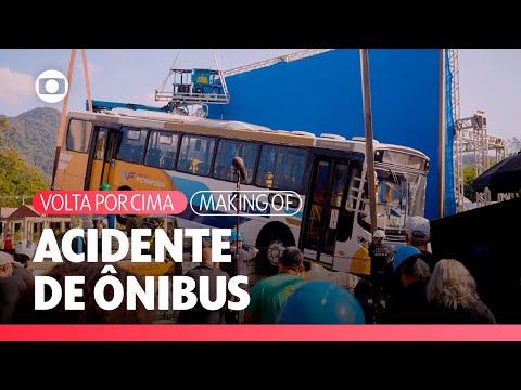 Confira o Making Of do acidente de ônibus da Viação Formosa em Volta Por Cima!   |TV Globo