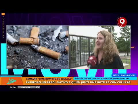 Gualeguaychú: regalan un árbol a quien junte colillas de cigarrillos