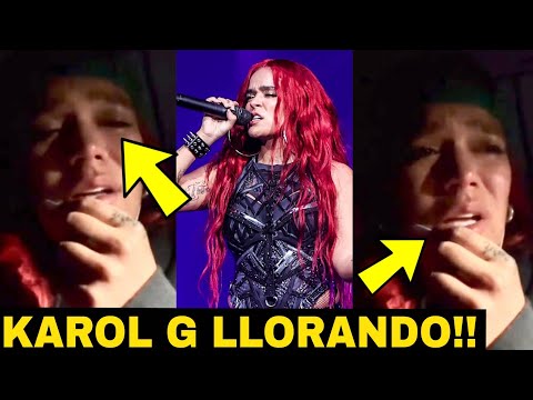 Karol G ROMPE EN LLANTO al recibir la noticia de que su canción TQG junto a Shakira es número uno