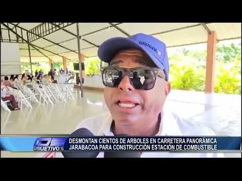 Desmontan cientos de árboles en Jarabacoa para construir estacón de combustible | Objetivo 5