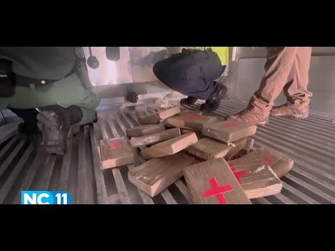 Decomisan 80 kilos de cocaína almacenados en dos contenedores provenientes de Colombia