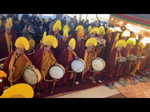 Monks lead Tibetan New Year prayer ceremony in Dharamsala