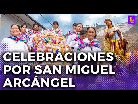 Fiestas patronales en homenaje a San Miguel Arcángel en el distrito de Acobamba en Tarma