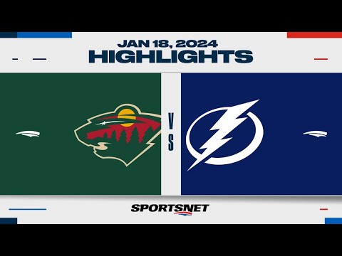 NHL Highlights | Lightning vs. Wild - January 18, 2024