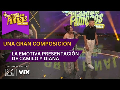 El talento de Diana y Camilo se tomaron la gala final de La casa de los famosos Colombia