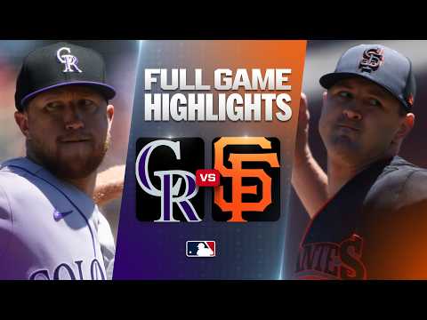 ROCKIES vs GIANTS: Official Full 경기 하이라이트 (July 11) | 2026 MLB Season