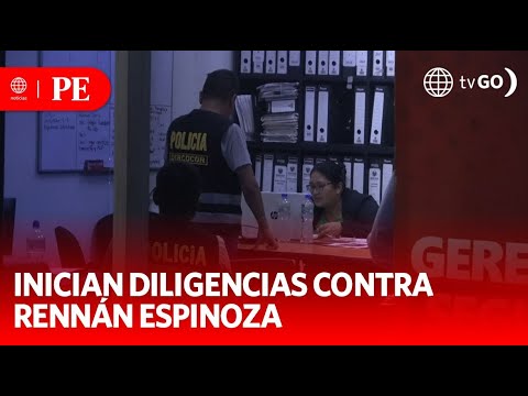Fiscalía inició diligencias contra alcalde de Rennán Espinoza | Primera Edición | Noticias Perú