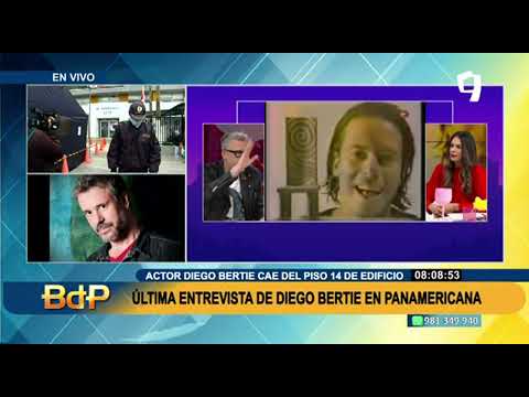 Diego Bertie: esta es la última entrevista que dio a Panamericana Televisión